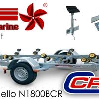 Rimorchio Cresci N1800BCR AMG Marine