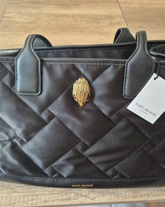kurt Geiger London shopper nera nuova con cartelli