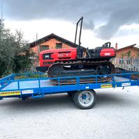 Carrellone marca ADRIATICA RIMORCHI mod. AR 90 TC