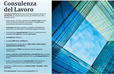 Consulente del Lavoro - studio professionale