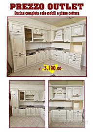 Cucina componibile colore bianco