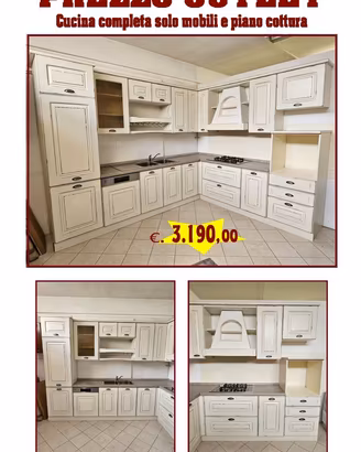 Cucina componibile colore bianco