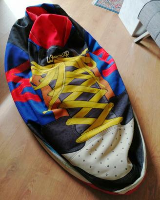 Poltrona sacco a forma di scarpa