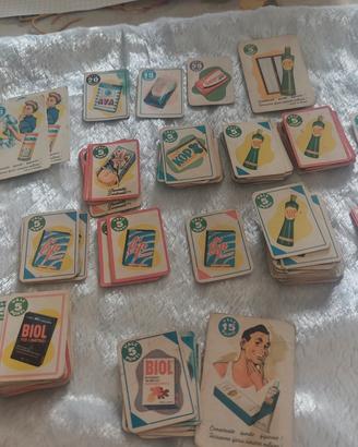 Lotto 131 figurine originali punti Mira Lanza