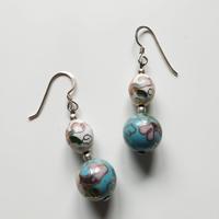 Orecchini pendenti vintage perle cina