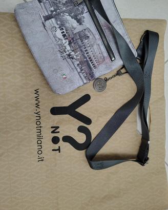 borsa a tracolla originale Y not? Roma con dustbag