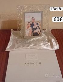 Porta foto cristallo e argento