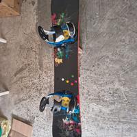 Burton Blunt 151 Snowboard + Attacchi Freestyle M
