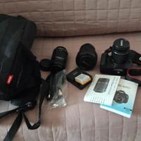 kit  Canon EOS 600D con  obiettivo 18-55