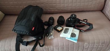 kit  Canon EOS 600D con  obiettivo 18-55