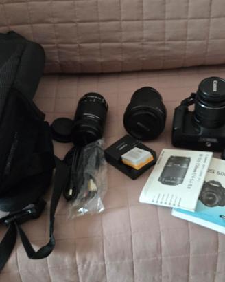 kit  Canon EOS 600D con  obiettivo 18-55