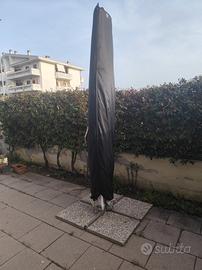 Ombrellone laterale da esterno  3 x 4 metri