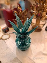  Pianta grassa  in vetro pulegoso  Napoleone M. 