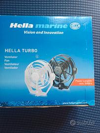 Ventilatore Hella Turbo Marine bianco 12v