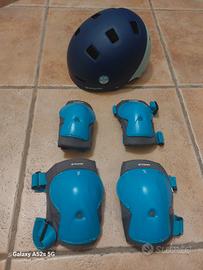 Casco, Ginocchiere e Gomitiere Btwin