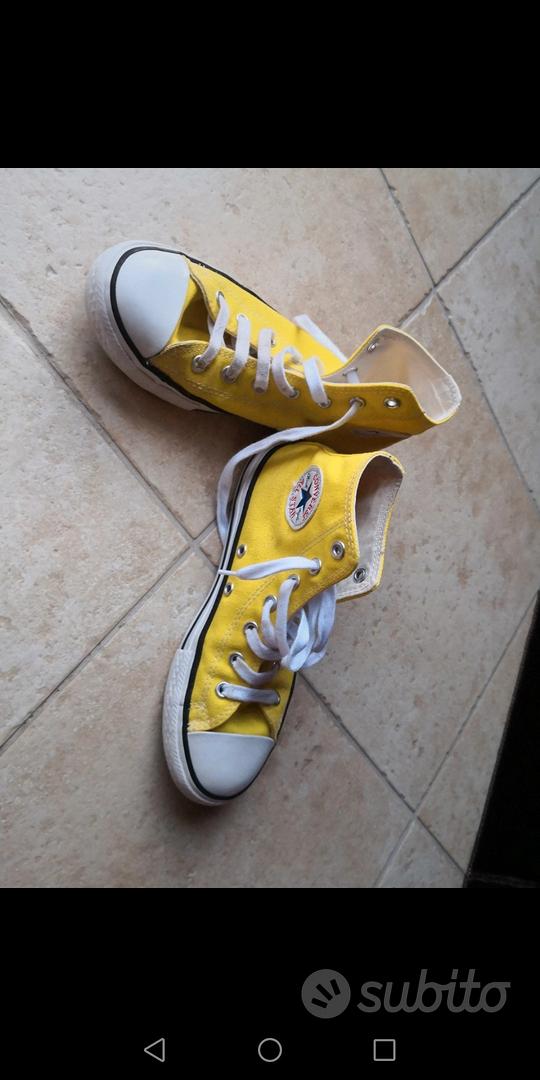 Converse neonato shop gialle