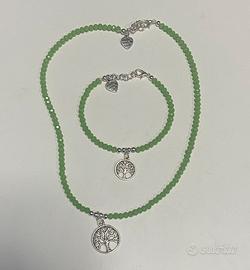 Set Collana e Bracciale Albero Della Vita