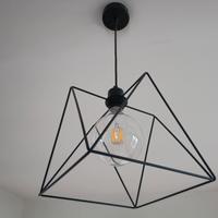 LAMPADARIO CON LUCE CALDA