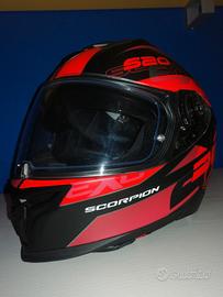 Casco Integrale Scorpion Exo-520 mai utilizzato 