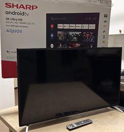 TV Sharp 40BL3EA, LED, Android, UHD 4K, 40 pollici
