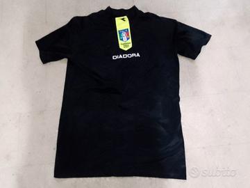 Diadora maglia divisa arbitro AIA FIGC, M nero