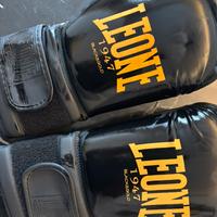 Guanti BOXE LEONE BLACK & GOLD