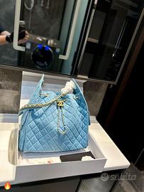 Borsa a tracolla in denim da donna