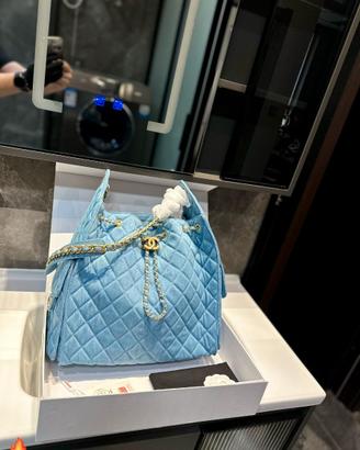 Borsa a tracolla in denim da donna