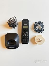 Telefono Cordless Panasonic KX-TG1611 Nero