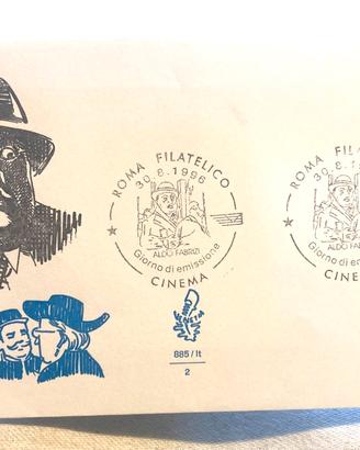 Centenario Cinema Aldo Fabrizi -Busta FDC Numerata