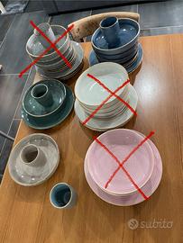 Set piatti e bicchieri