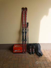 scii Atomic con scarponi 43 e casco west