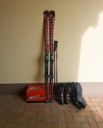 scii Atomic con scarponi 43 e casco west