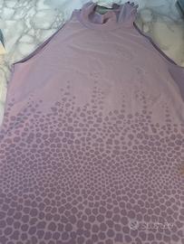 Maglietta viola versace cannotiera