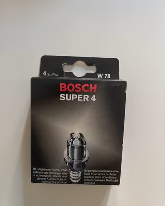 4 Confezioni Candele Auto Bosch Super 4 W 78