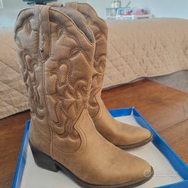 texani marroni finta pelle 