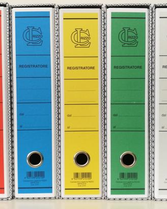 REGISTRATORI PER FATTURE (12 pezzi)