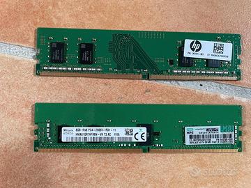 Memoria RAM DDR3 e DDR4 per DESKTOP e PORTATILI