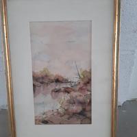 Acquerello paesaggistico 