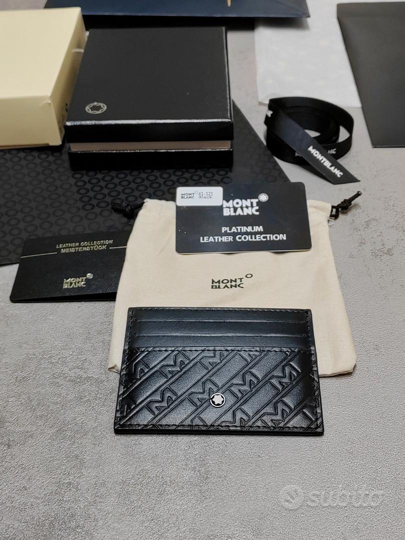 Portatessere montblanc uomo hot sale