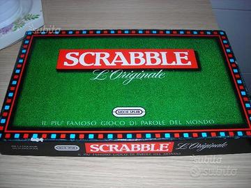 Gioco in scatola vintage Scrabble l'originale