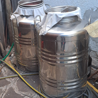 2 Contenitori in acciaio da 100litri