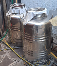 2 Contenitori in acciaio da 100litri