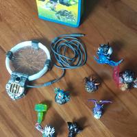 skylanders trap team xbox 360 con personaggi