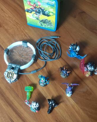 skylanders trap team xbox 360 con personaggi