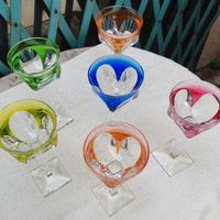 Bicchieri Moser cristallo Boemia - stile baccarat