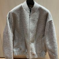 Zara Oversized Bouclé Bomber Jacket NUOVO- tg.M/L