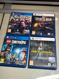 Giochi ps4 e ps5