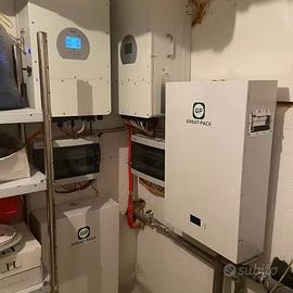 Kit 15kw monofase 8kw fotovoltaico off grid litio