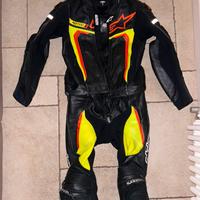 abbigliamento moto: tuta aplinestar,guanti,par….